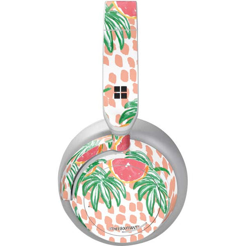 Bouffants and Broken Hearts Graphic Grapefruit Surface Headphones Skin